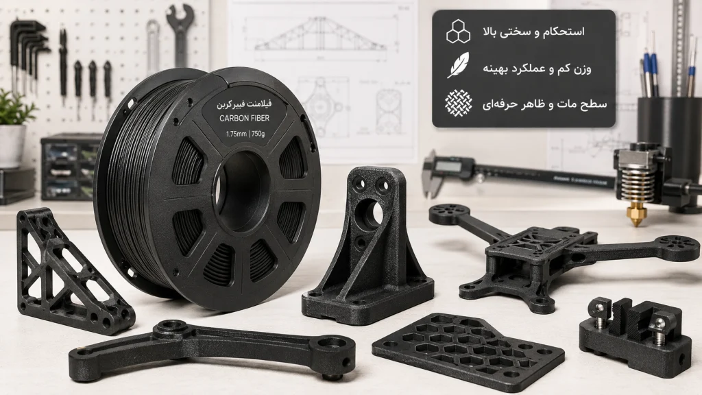 مشخصات فیلامنت فیبرکربن