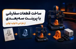 ساخت قطعات سفارشی با پرینت سه‌بعدی؛ از طراحی تا تولید نهایی